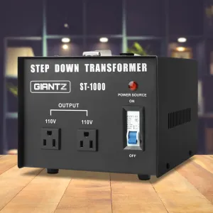 1000W Step Down Transformer, Pure Sine Output – Giantz