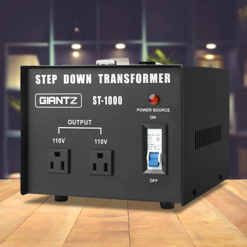 1000W Step Down Transformer, Pure Sine Output – Giantz