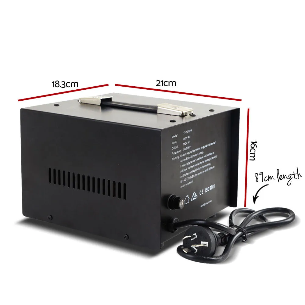 1000W Step Down Transformer, Pure Sine Output – Giantz