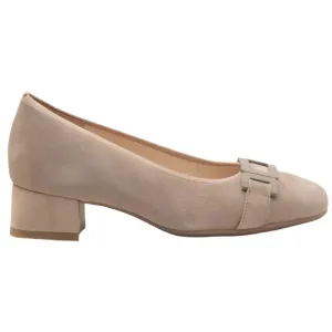 Ara Women's Buckle Pump Sand Kid Suede