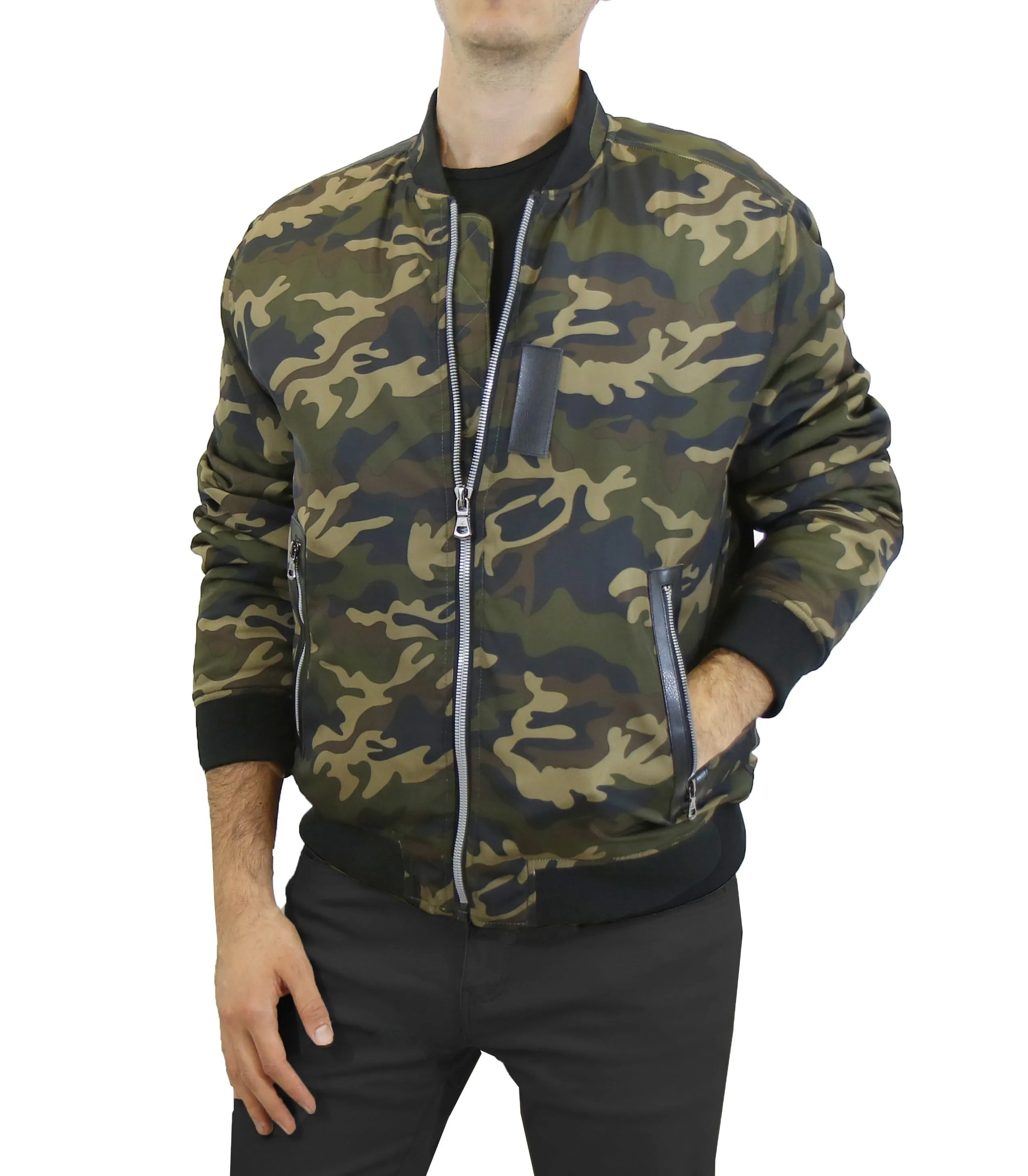 Aviator Camo Flight Bomber Jacket 1658