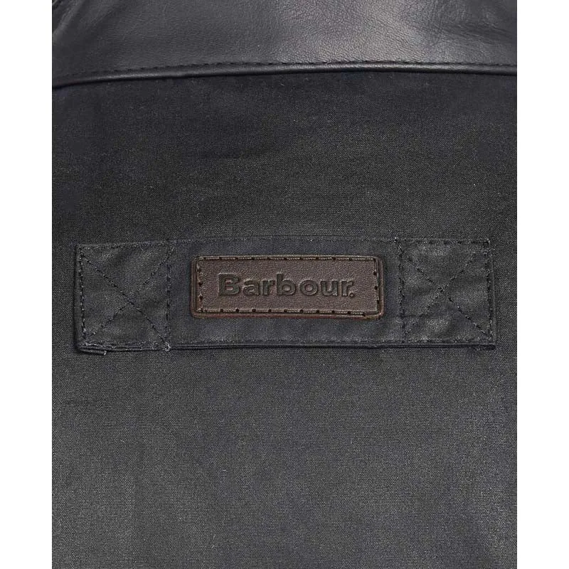 Barbour Hereford Mens Wax Jacket - Navy