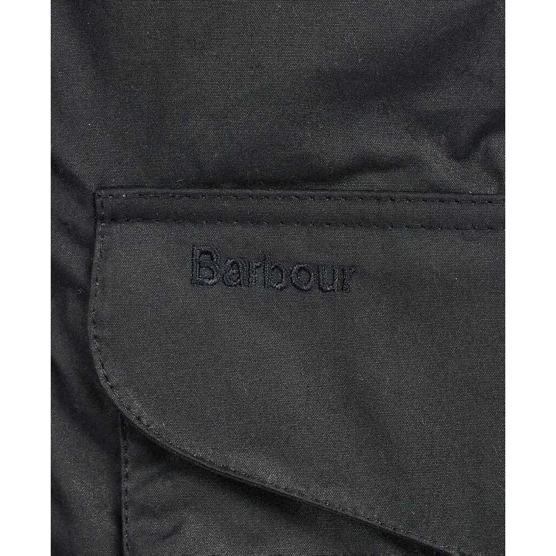 Barbour Hereford Mens Wax Jacket - Navy