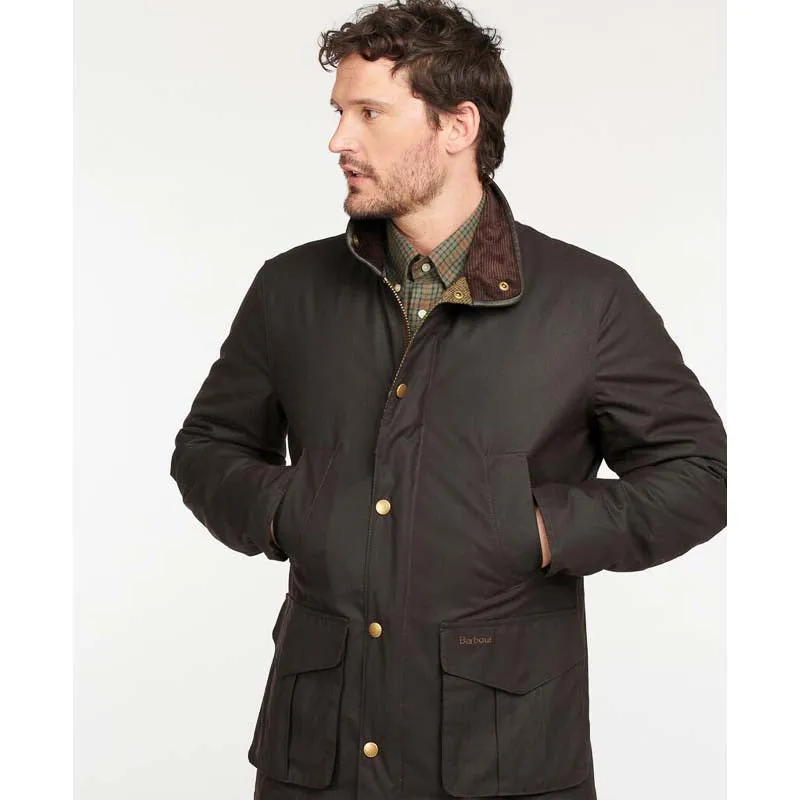 Barbour Hereford Mens Wax Jacket - Rustic