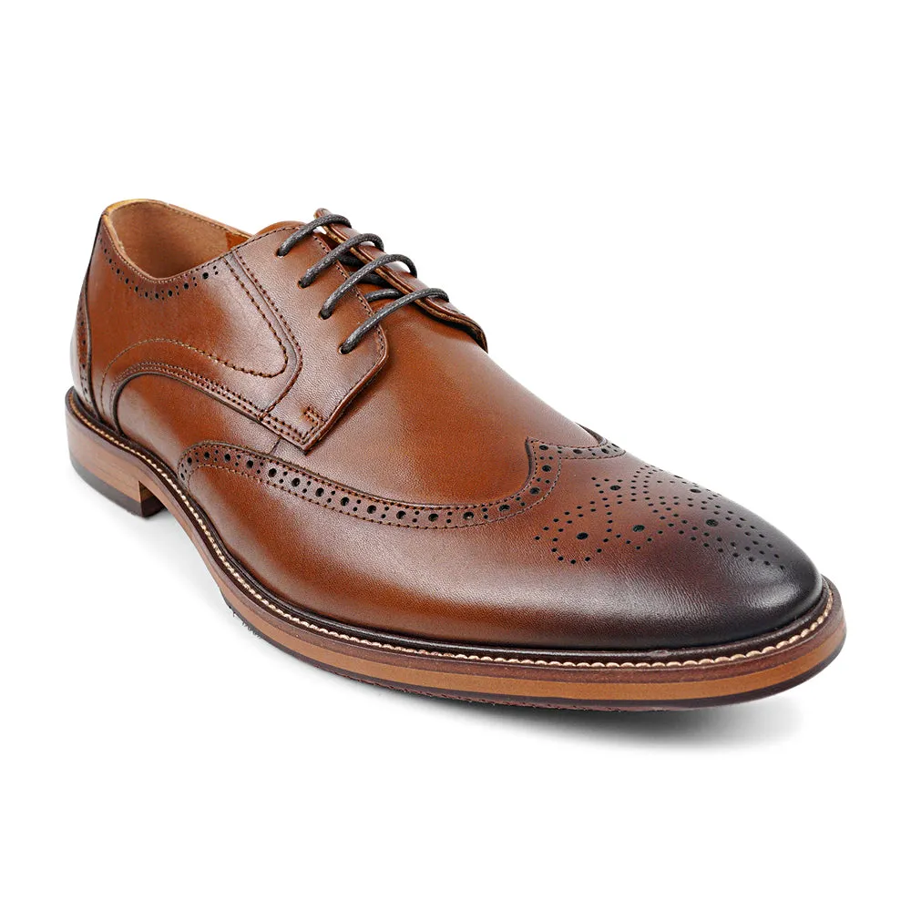 Bata ACE COGNAC Brogue Shoe for Men