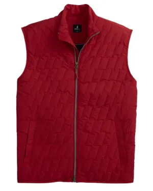 Belfry Quilted Puffer Vest - Cardinal