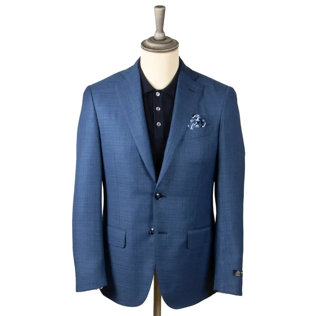 Blue Super 130’s Wool Jacket