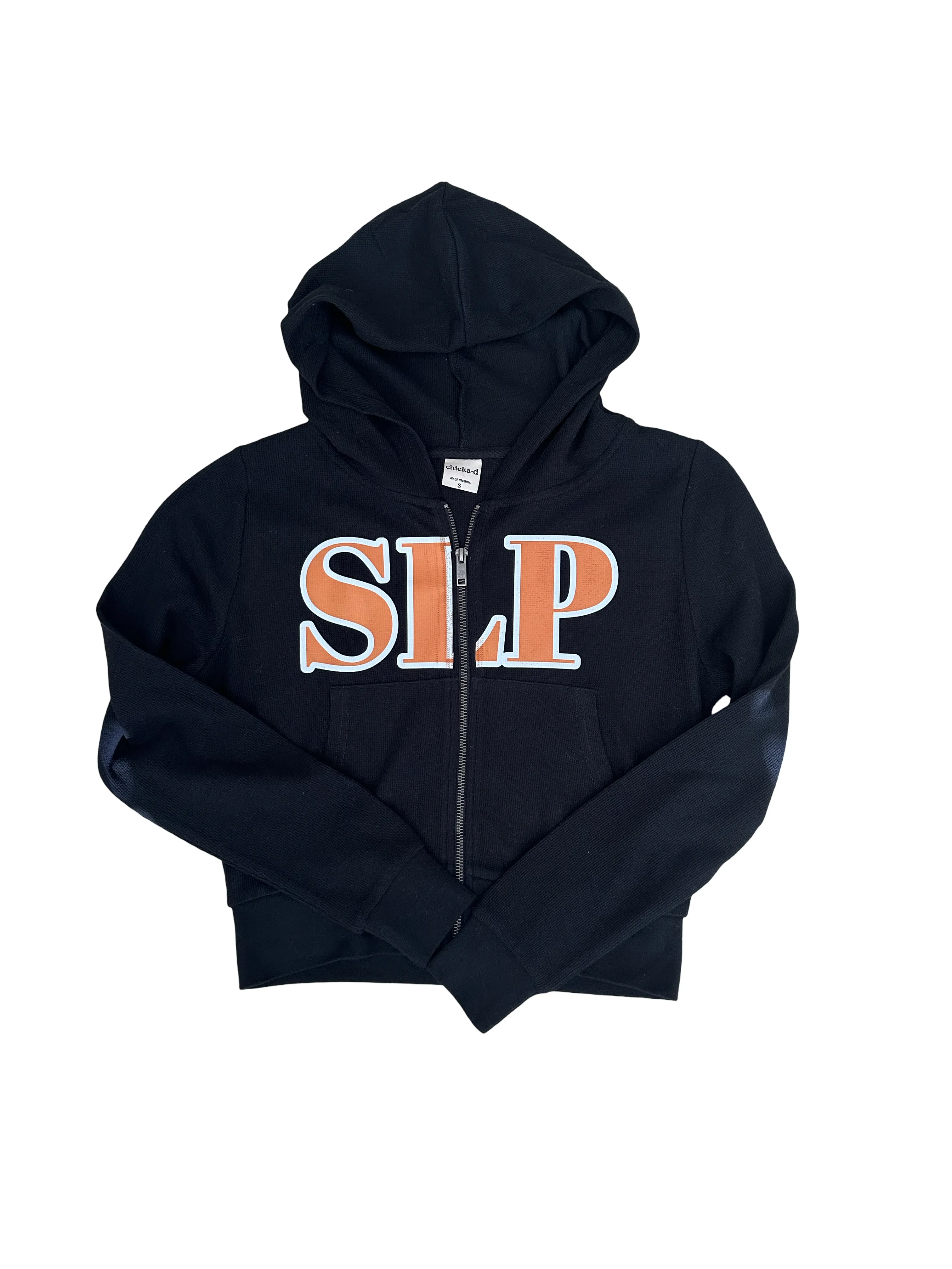 Bold SLP Crop Zip Hoody