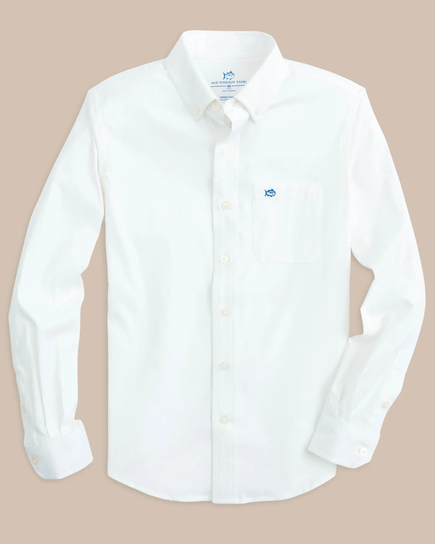 Boys Intercoastal Solid Button Down Shirt