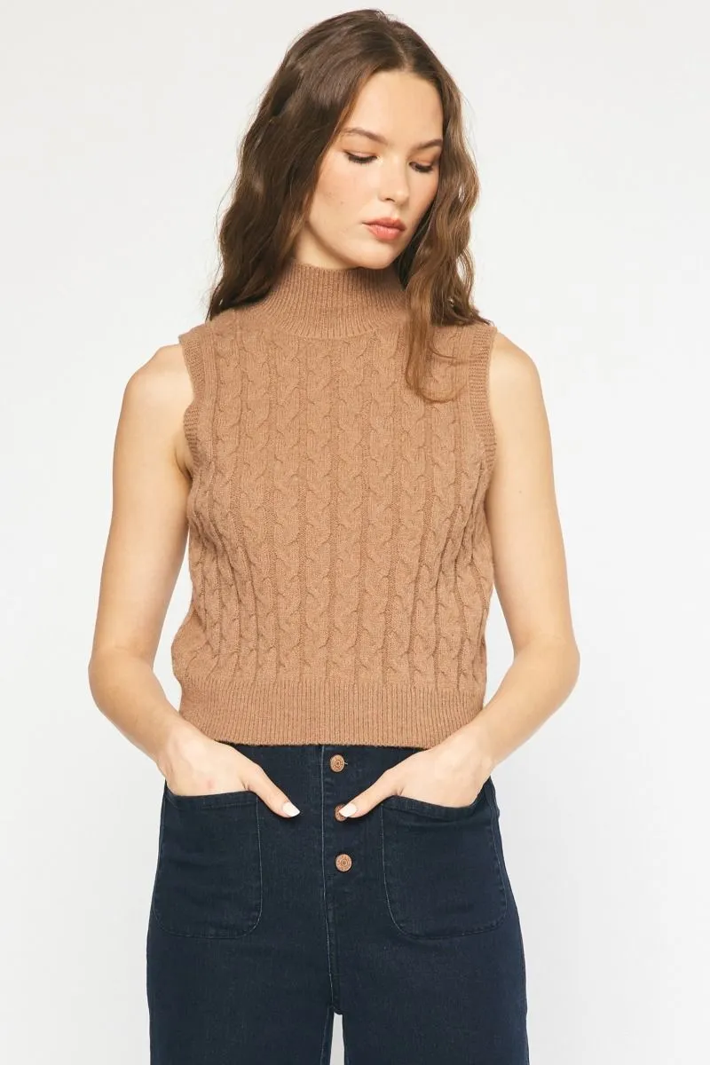 Cableknit Cutie Sweater Vest