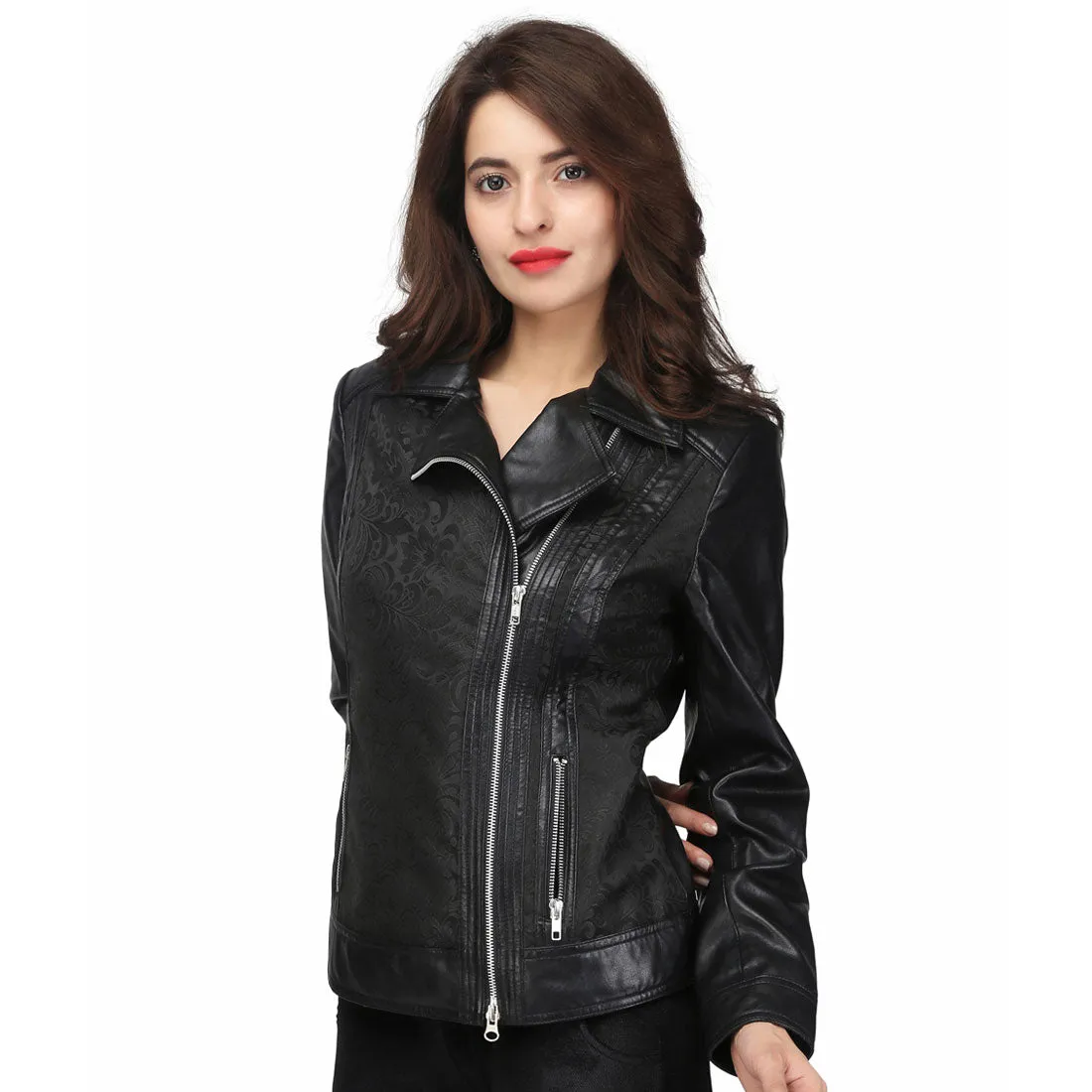 Caridad Black PU Jacket