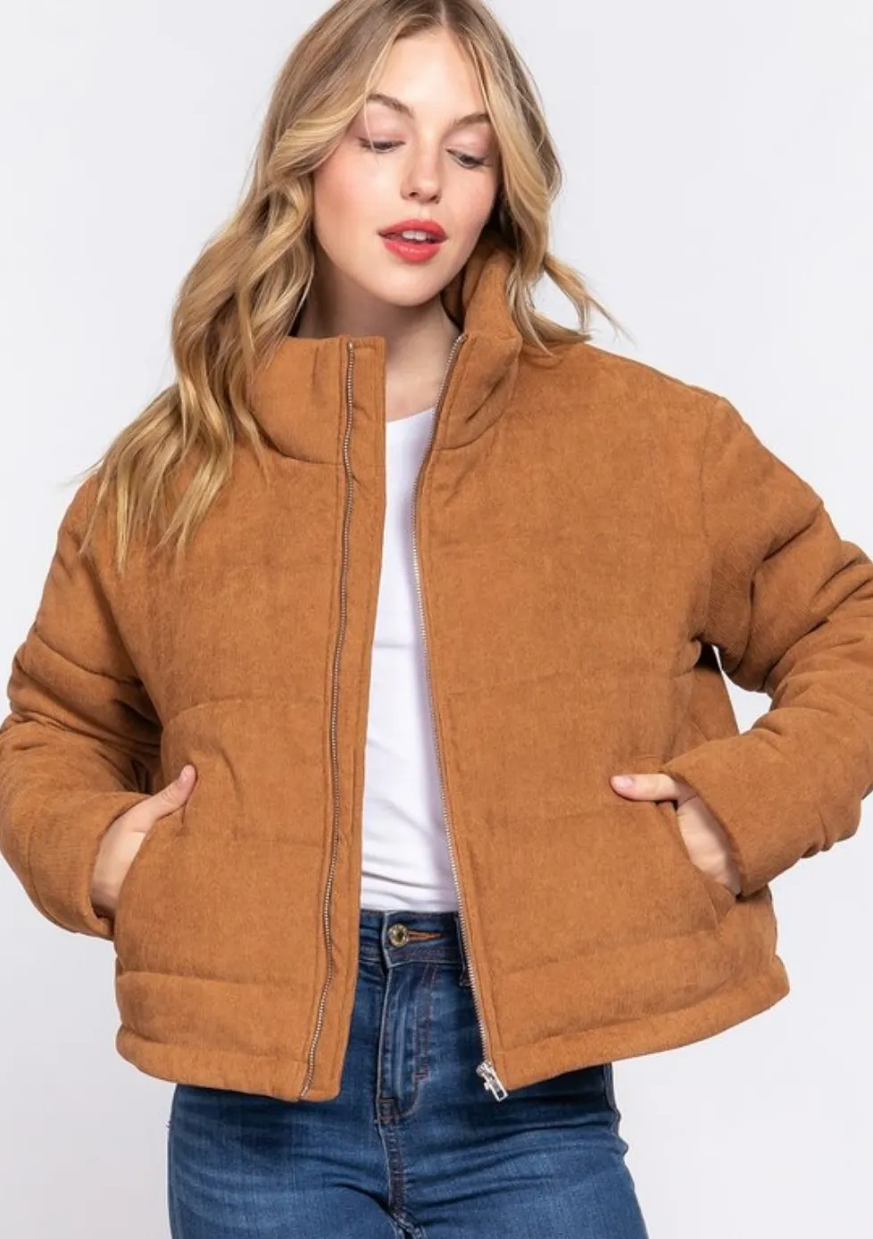 Corduroy Bomber Jacket