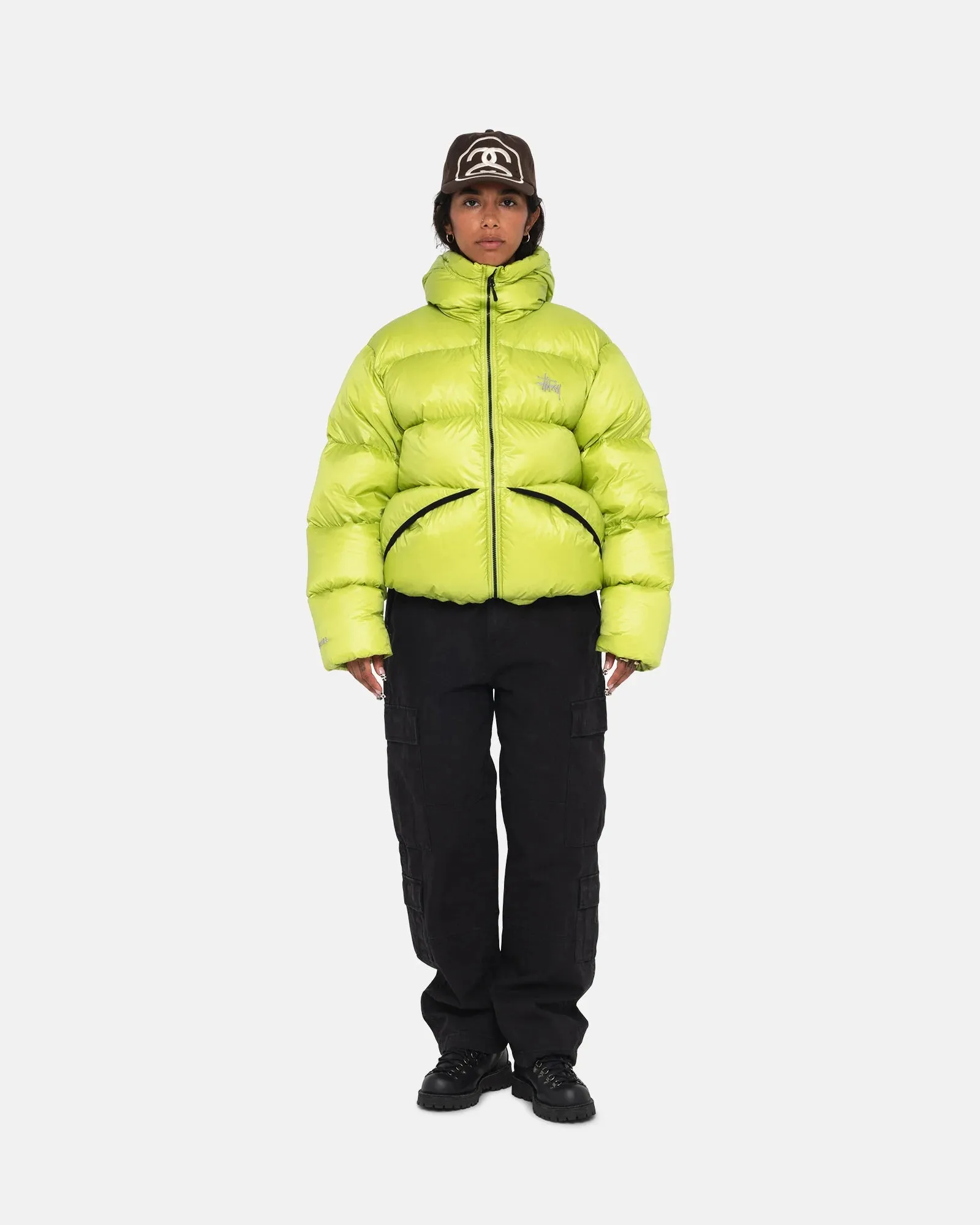 DOWN PARKA MICRO RIPSTOP/ STUSSY / LIME