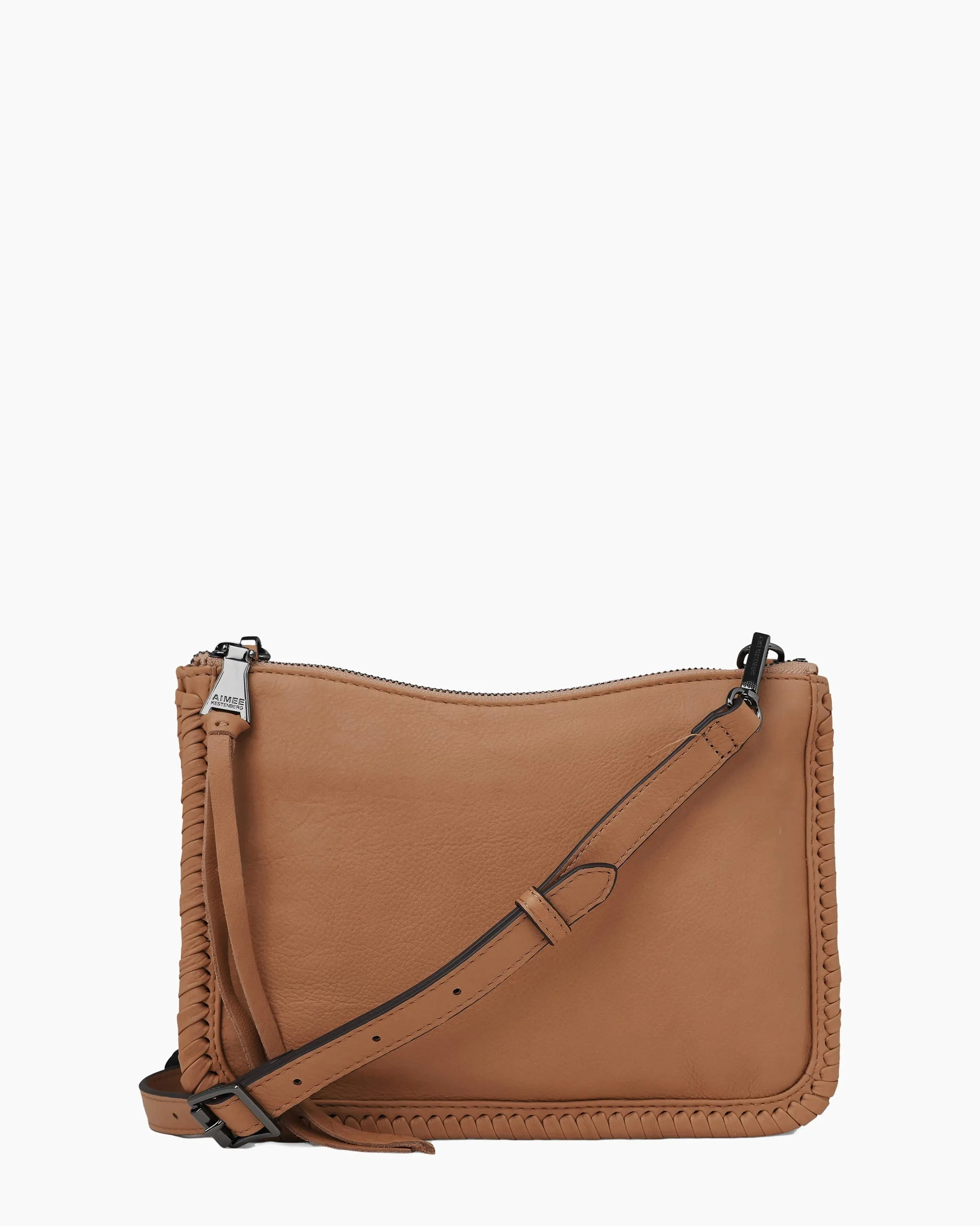 Famous Double Top Zip Crossbody