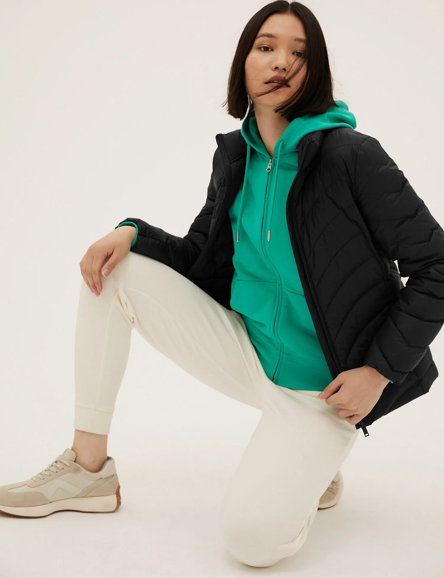 Feather & Down Packaway Puffer Jacket