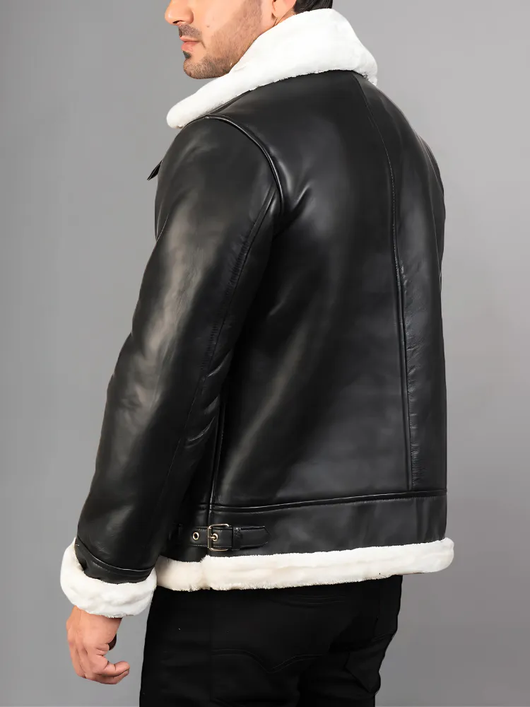 Francis B-3 Brown Leather Bomber Jacket