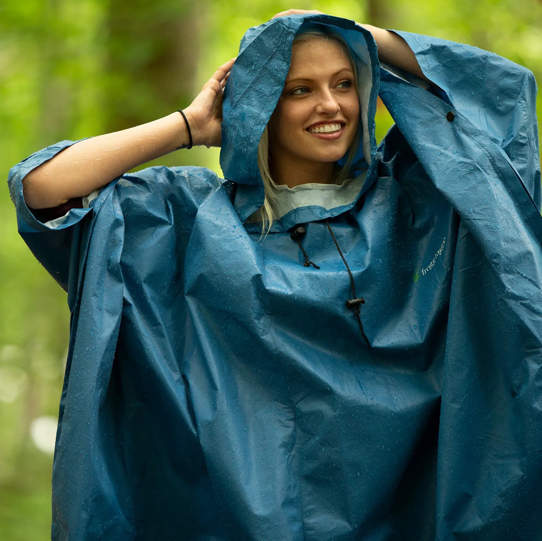 Frogg Toggs Green Ultra-Lite2 Rain Poncho