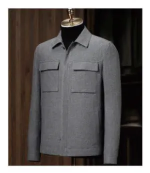 Grey Casual Jacket  / Style No DBT605A