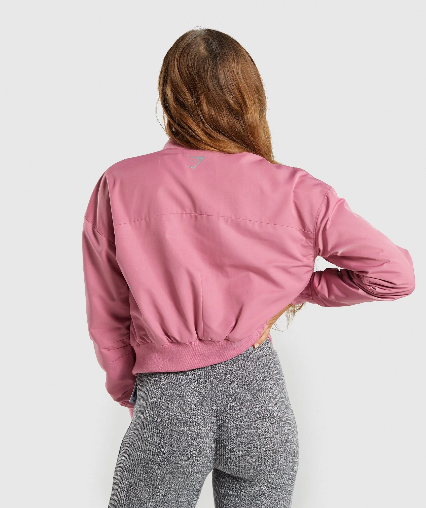 Gymshark Lo Bomber Jacket - Dusky Pink