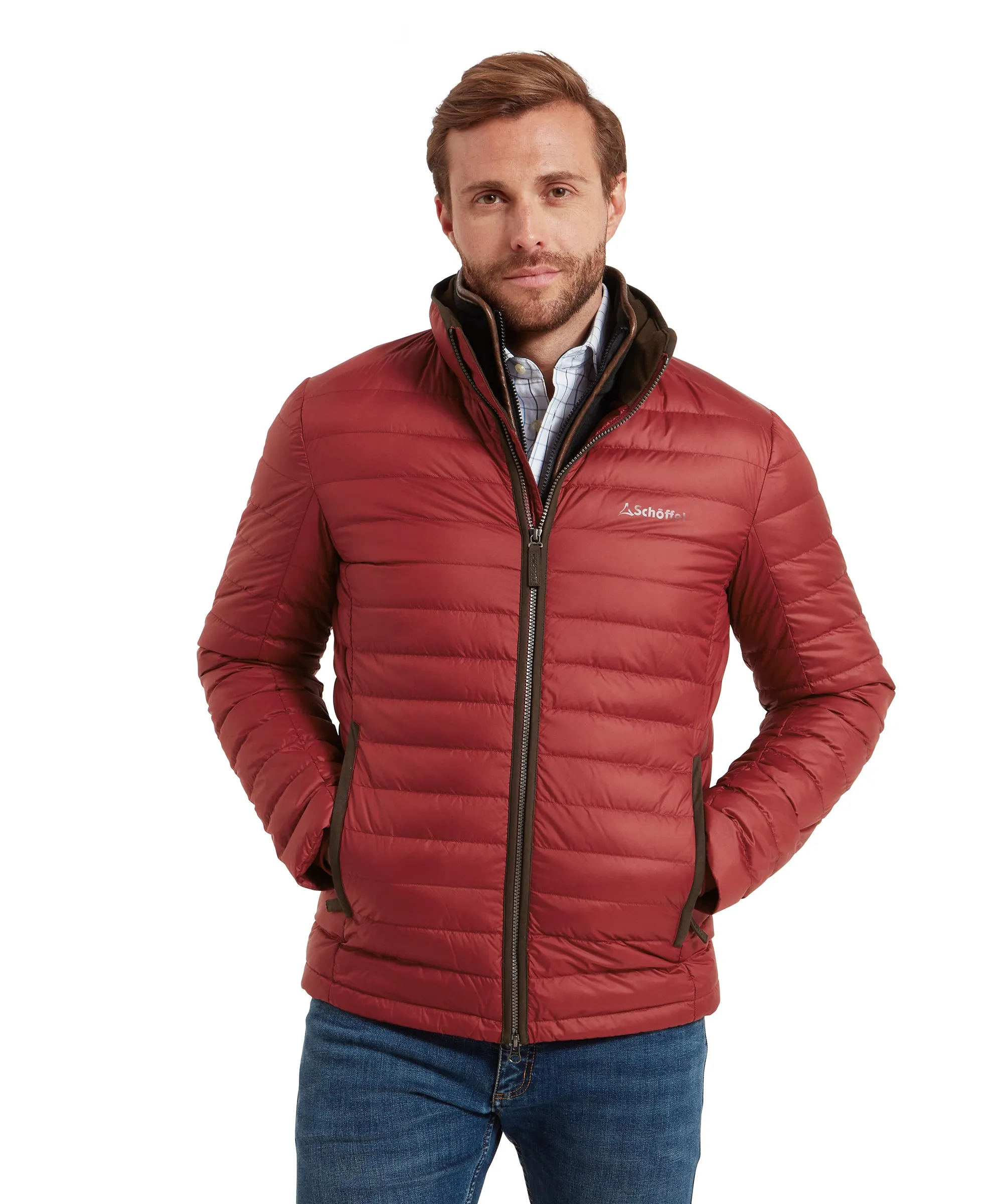 Hallaton Down Jacket - Chilli