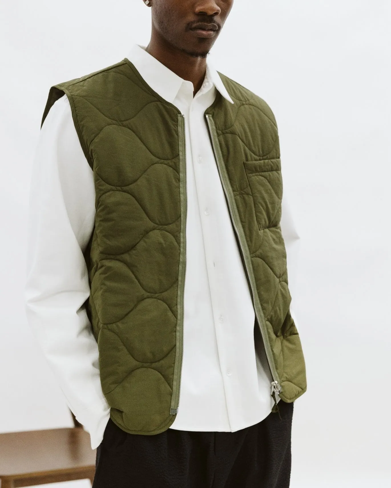 Hays Vest in Olive