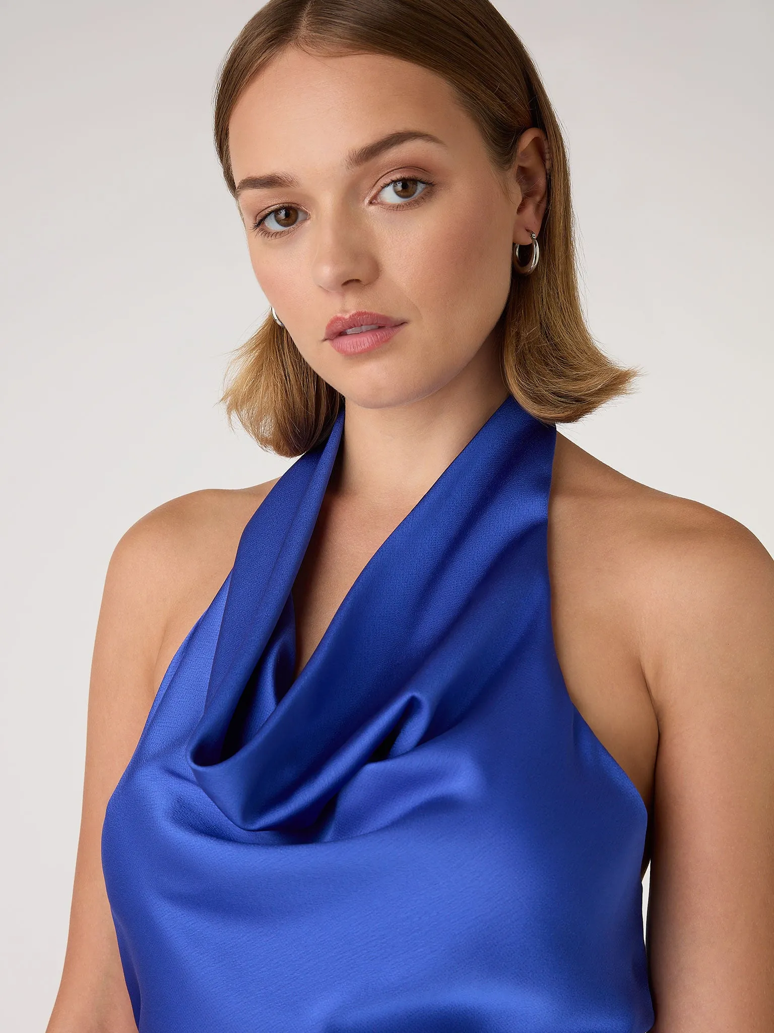 Jaguar Tie Back Top in Cobalt