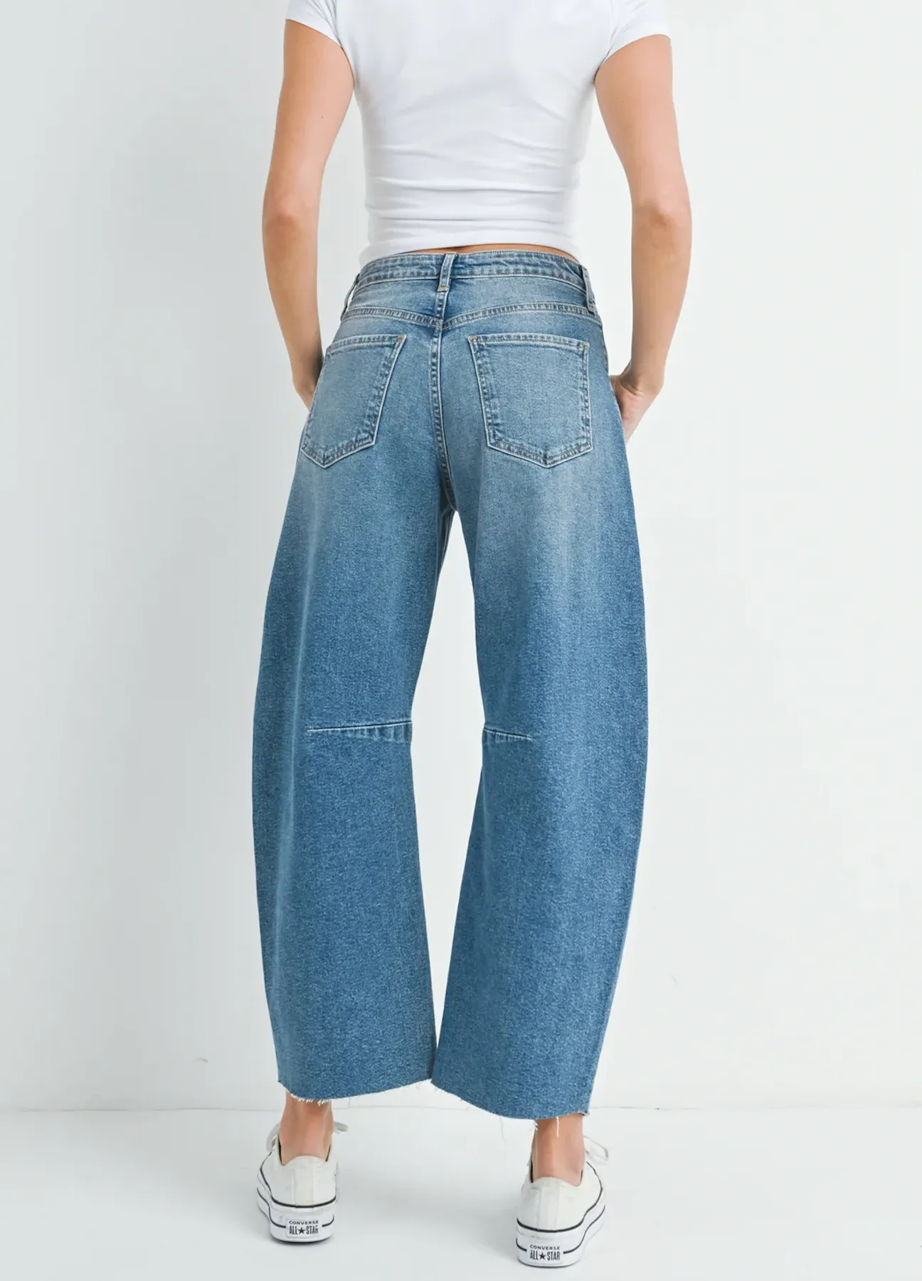 JBD Barrel Jean With Seams