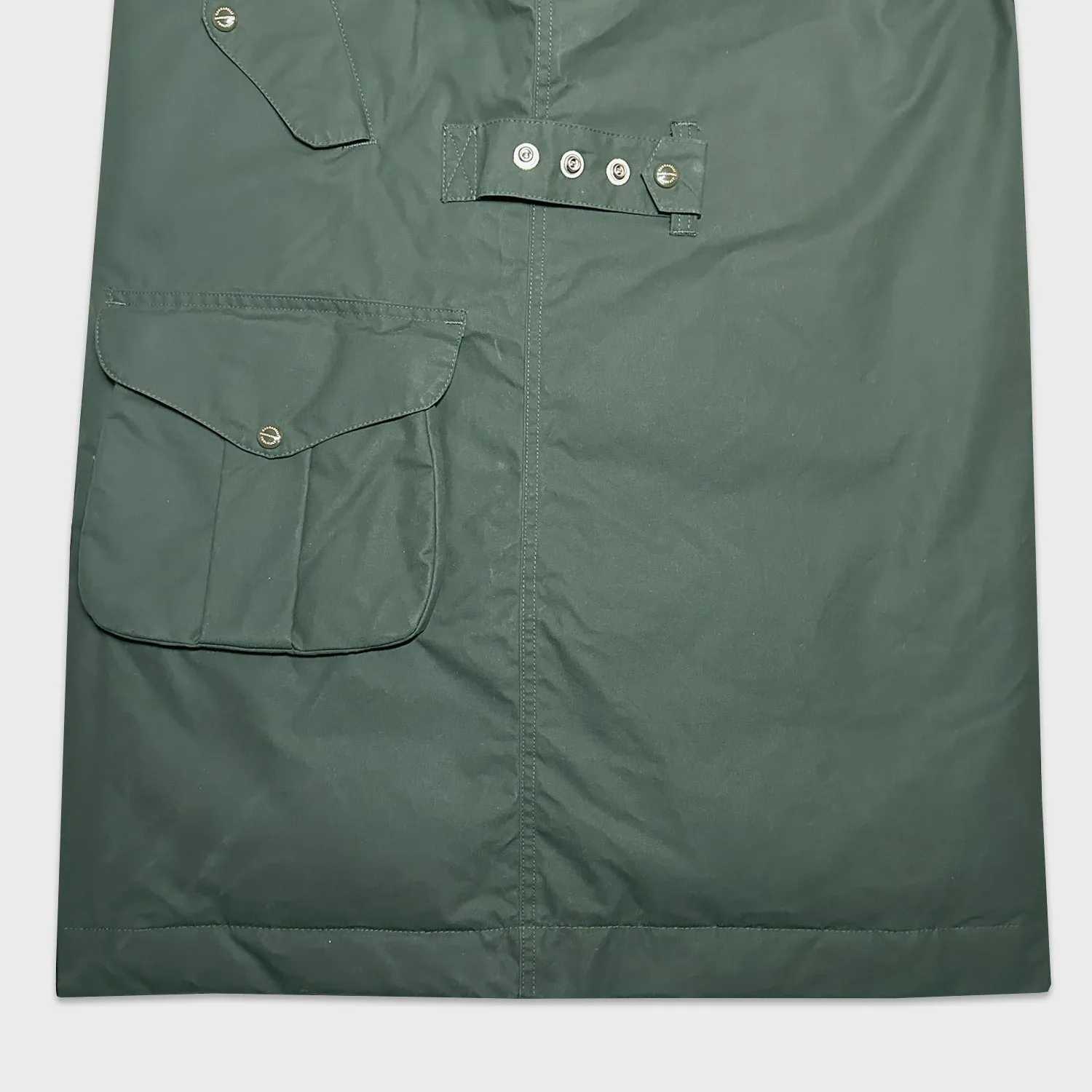 Manifattura Ceccarelli Army Green Water Repellent Padded Cotton Parka