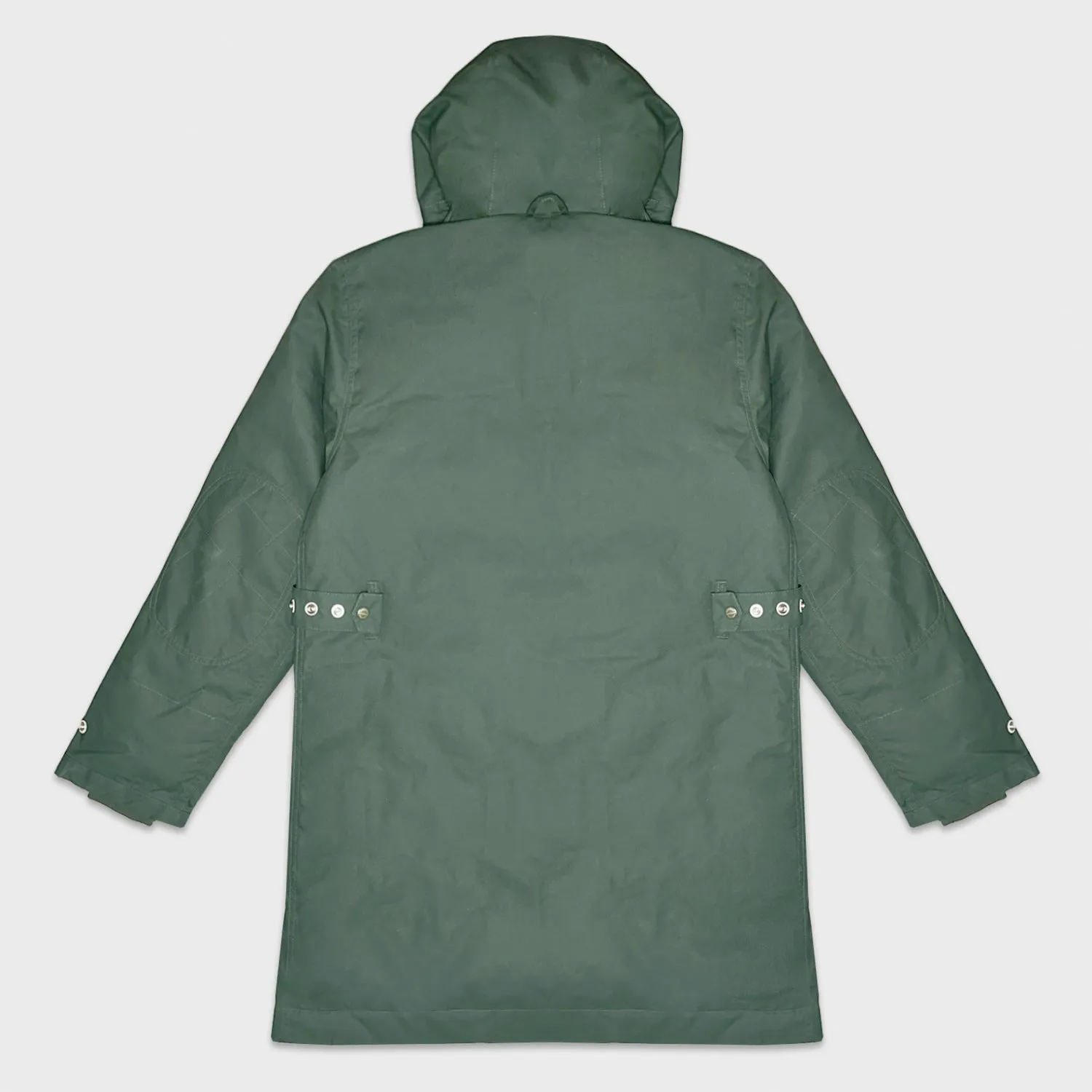 Manifattura Ceccarelli Army Green Water Repellent Padded Cotton Parka