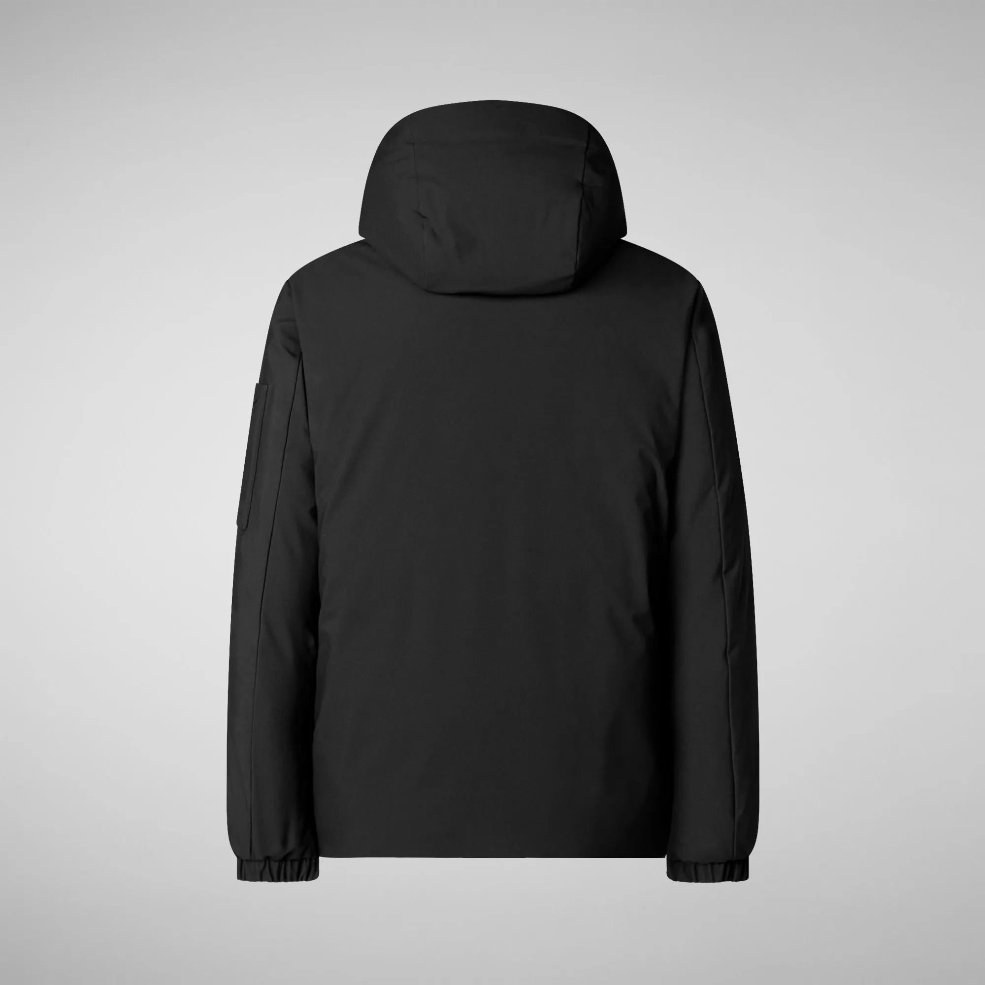 Men's hooded parka Hiram in black