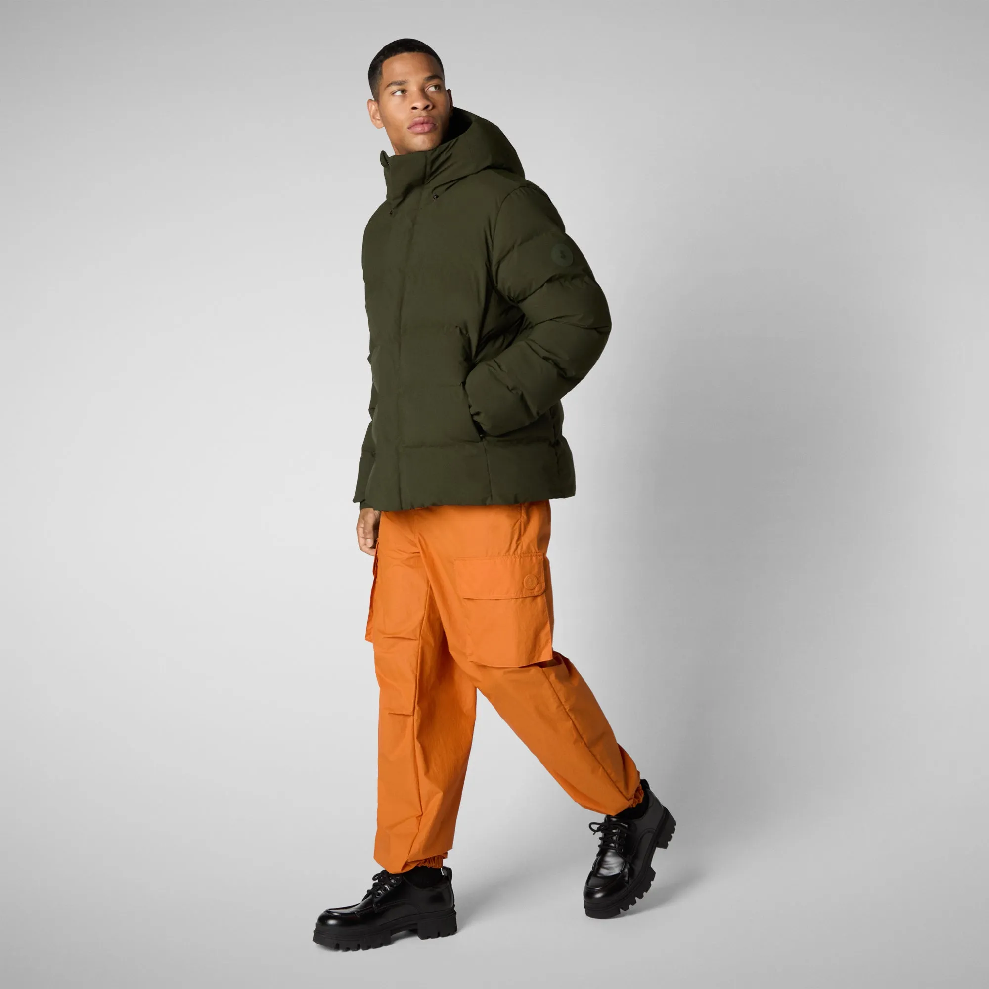 Men's  parka leland in land green