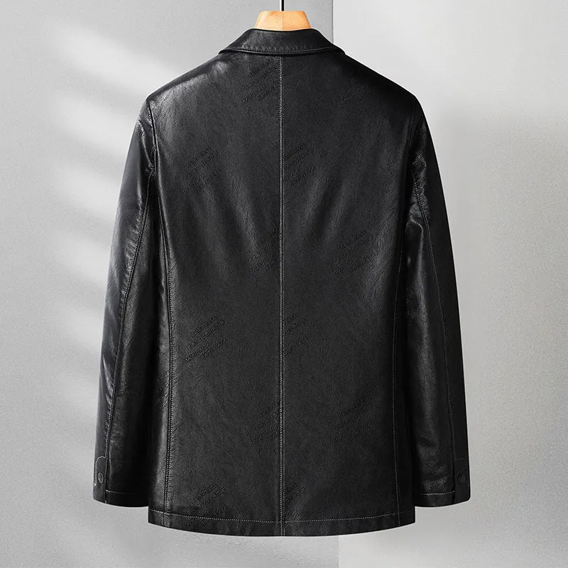 Men's Premium Casual Fitted Leather Jacket