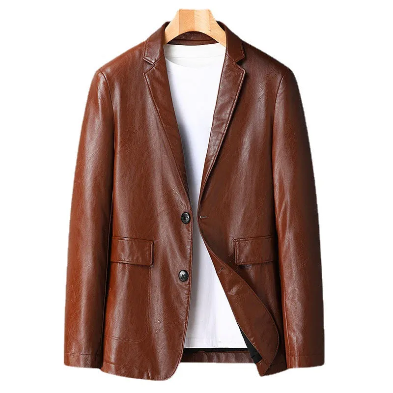 Men's Premium Casual Fitted Leather Jacket