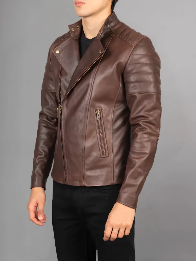 Men’s Stylish Black Biker Leather Jacket