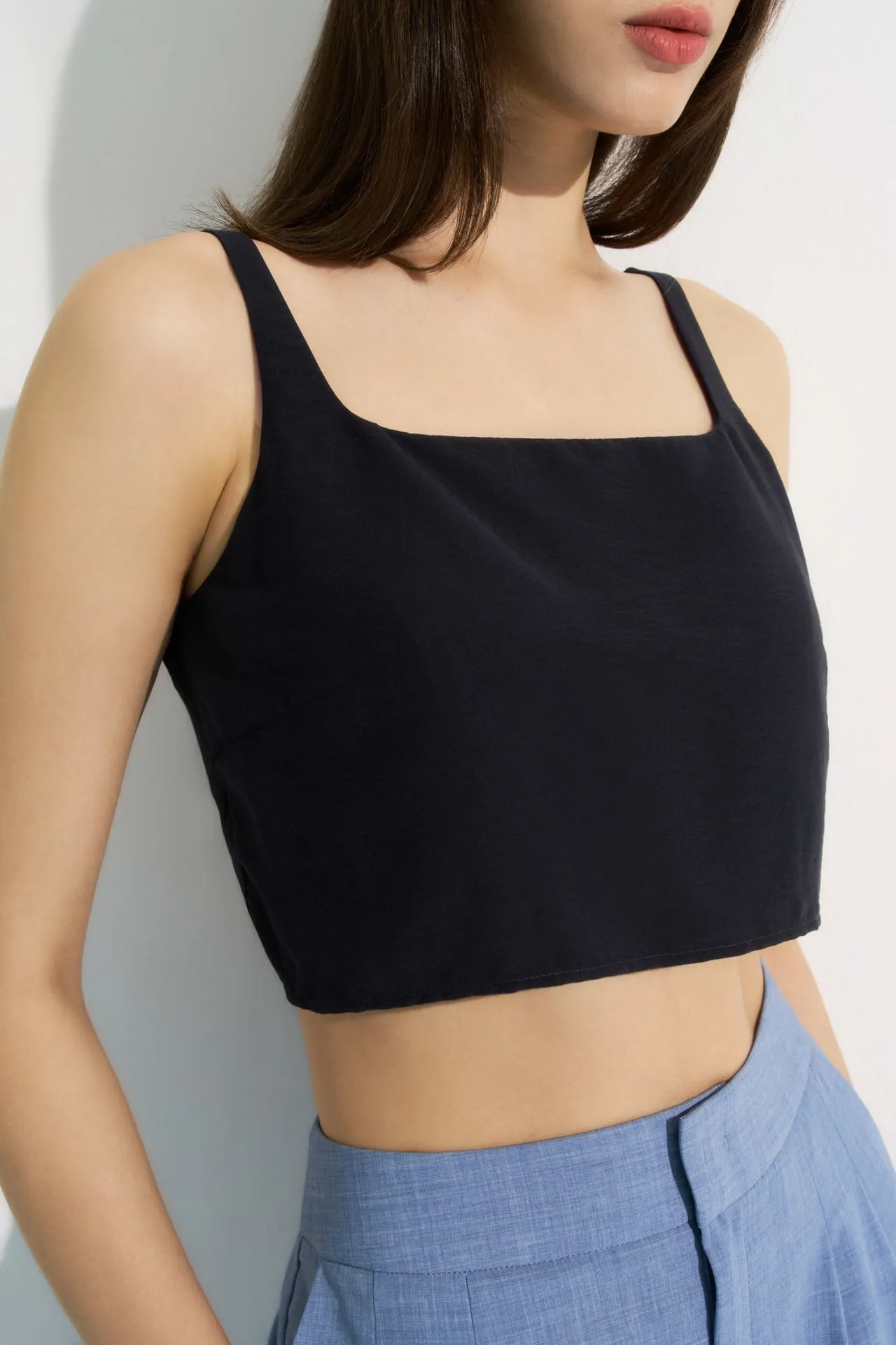 Padded Cropped Tank Top