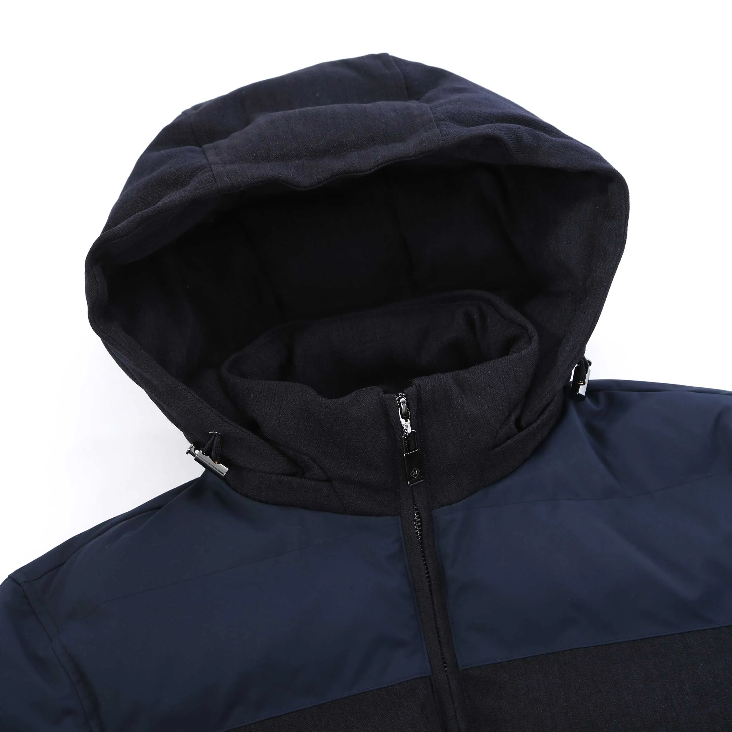 Pal Zileri 2 Panel Quilted Jacket in Navy