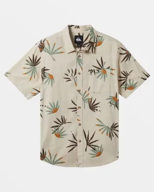 Quiksilver Apero Classic Short Sleeve Shirt - FOG APERO CLASSIC