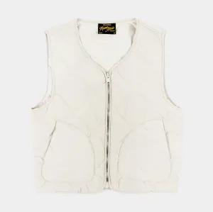 Quilted Mens Vest (Beige)