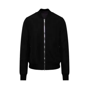 Reversible Bomber Jacket in Black