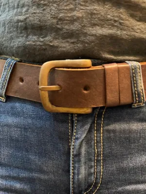 Simple Belt Chocolate M-L