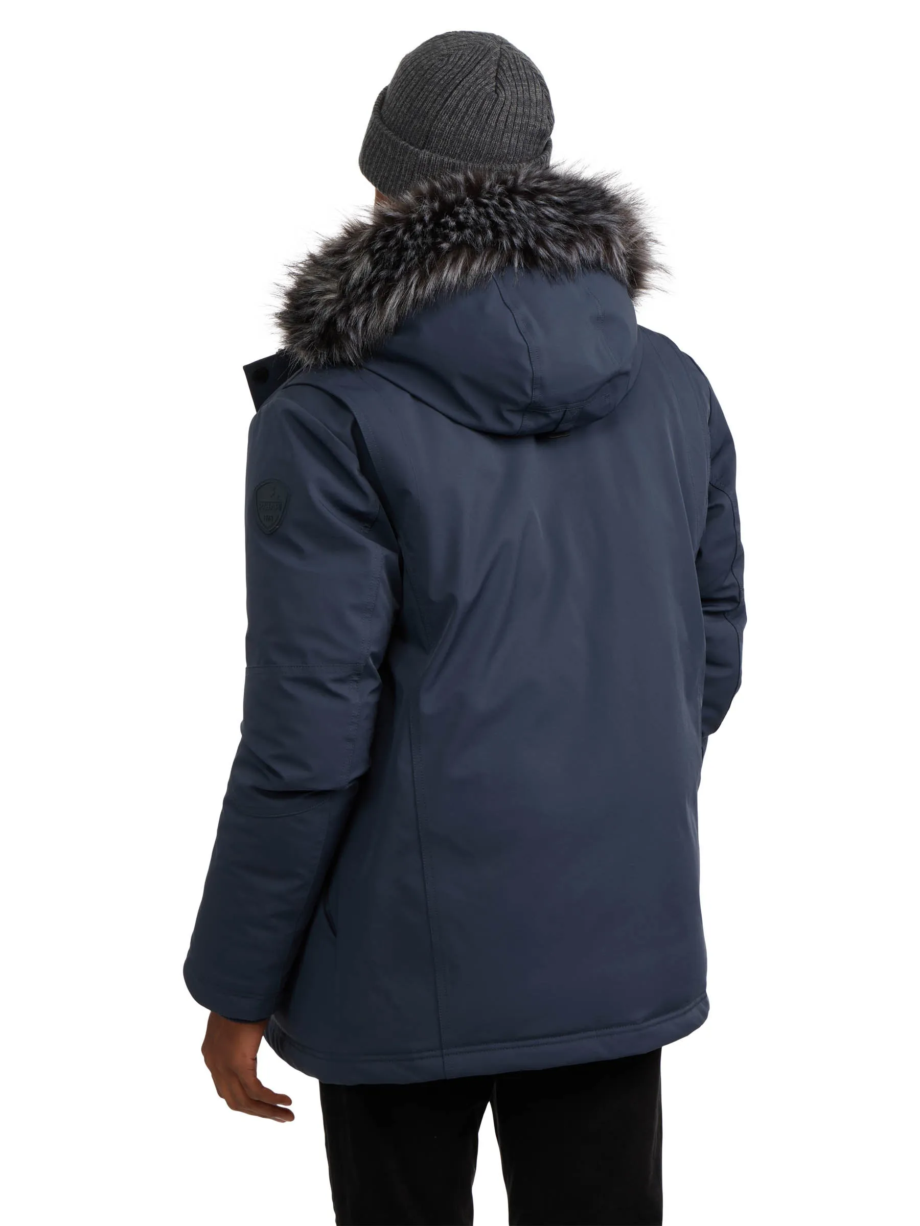 Soren Men's Parka w/Faux Fur Trim