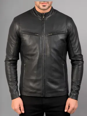 STRIVEN MENS LEATHER JACKET