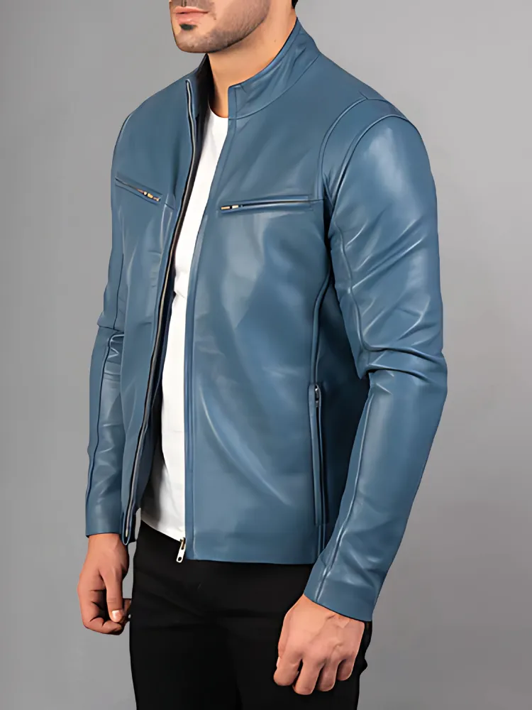 STRIVEN MENS LEATHER JACKET