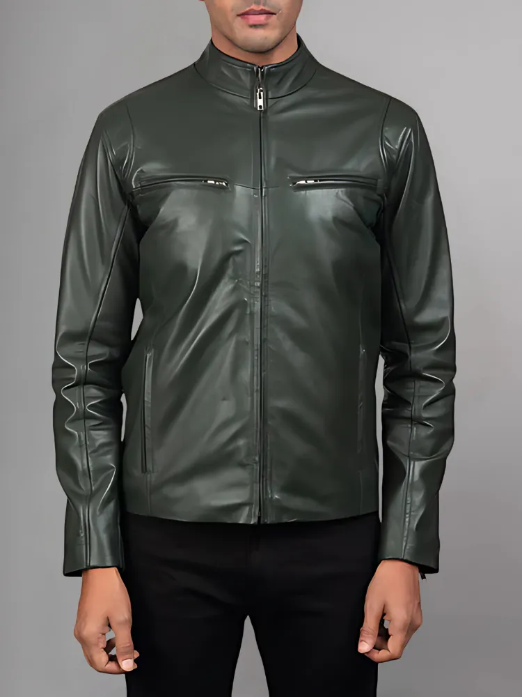 STRIVEN MENS LEATHER JACKET