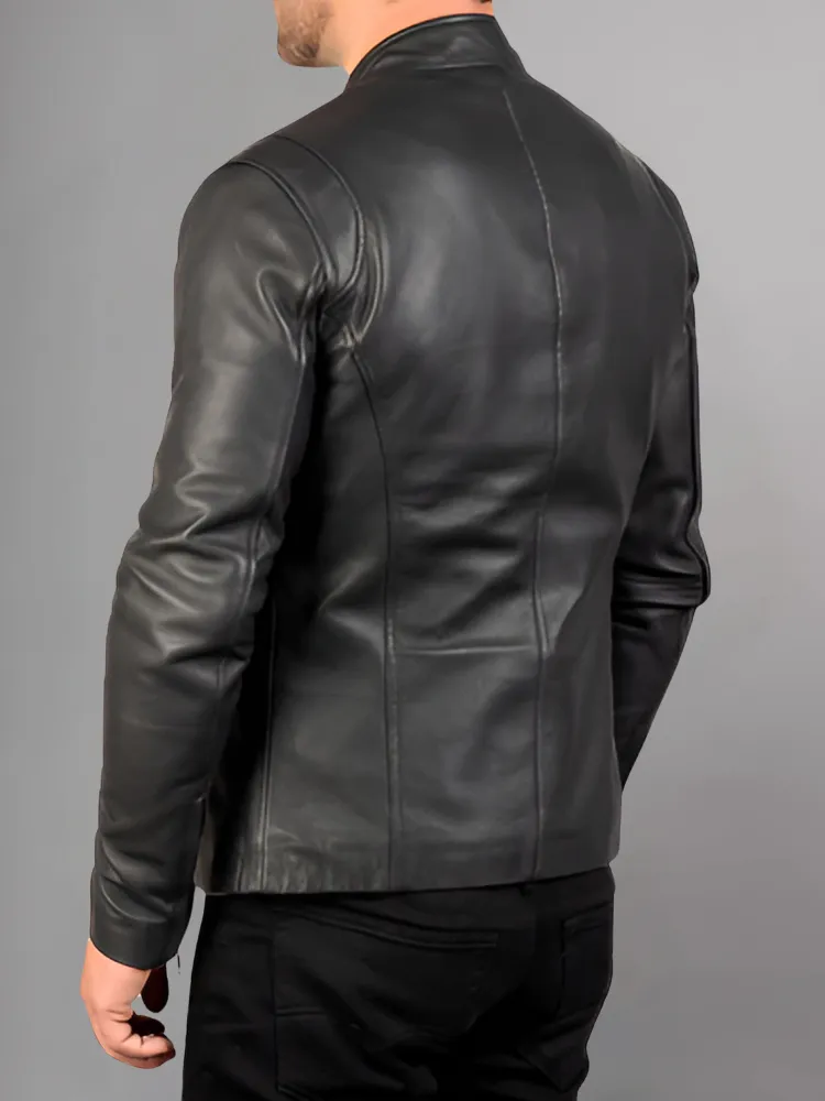 STRIVEN MENS LEATHER JACKET