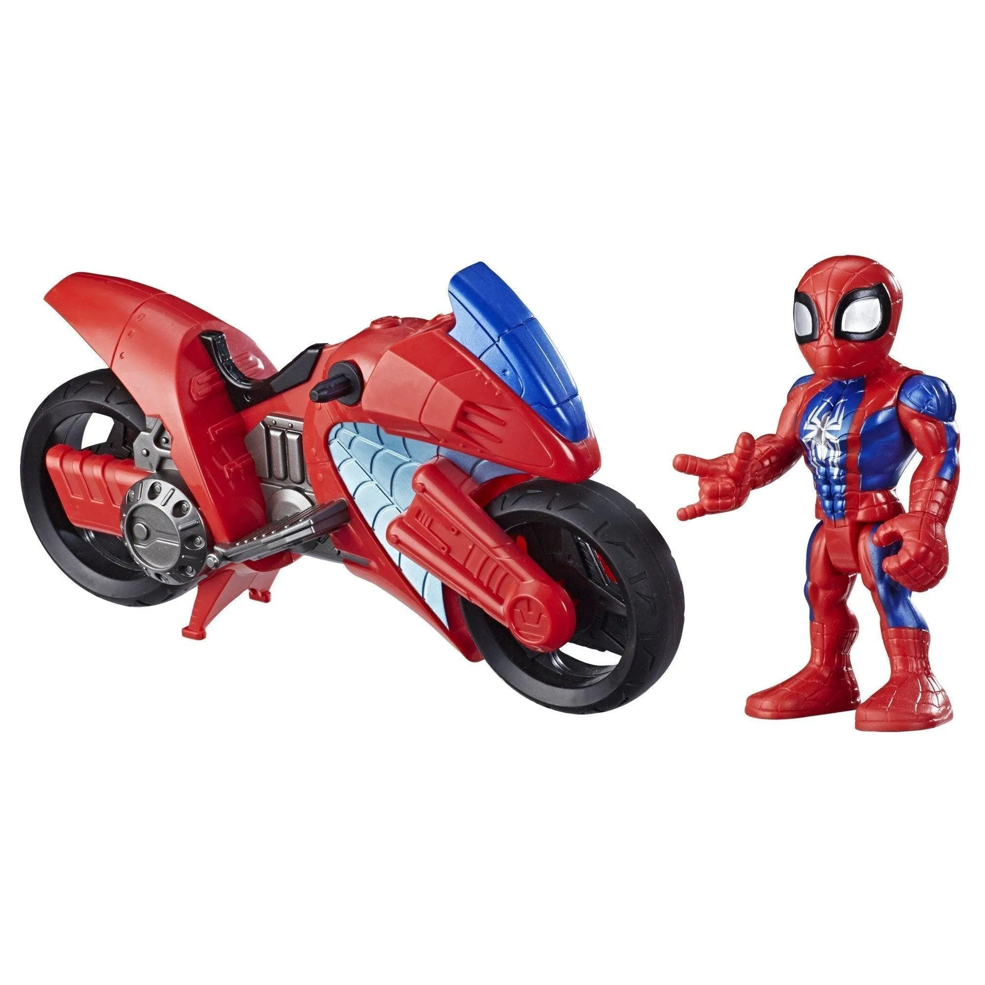 Super Hero Adventures Sha Mega Mini Motorcycle Spiderman