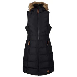 Trespass M Black  Woman's Audrey Long Padded Gilet Jacket