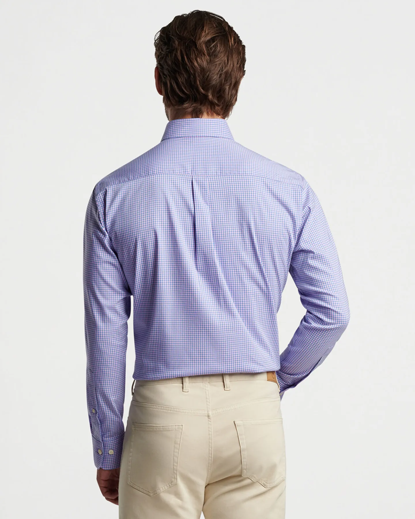 WINTHROP CROWN LITE COTTON STRETCH SHIRT - MARITIME