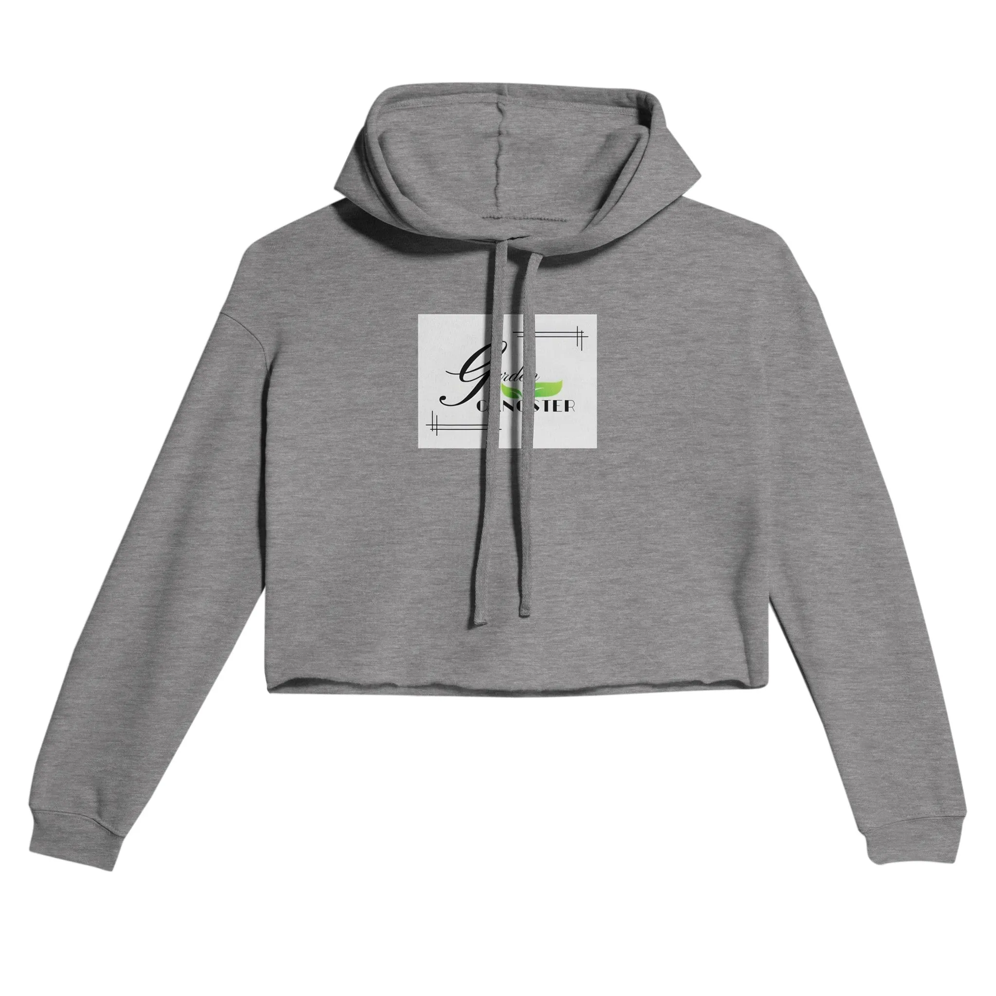 Women's Cropped Hoodie | Garden Gangster | Tiny Zen Gardens