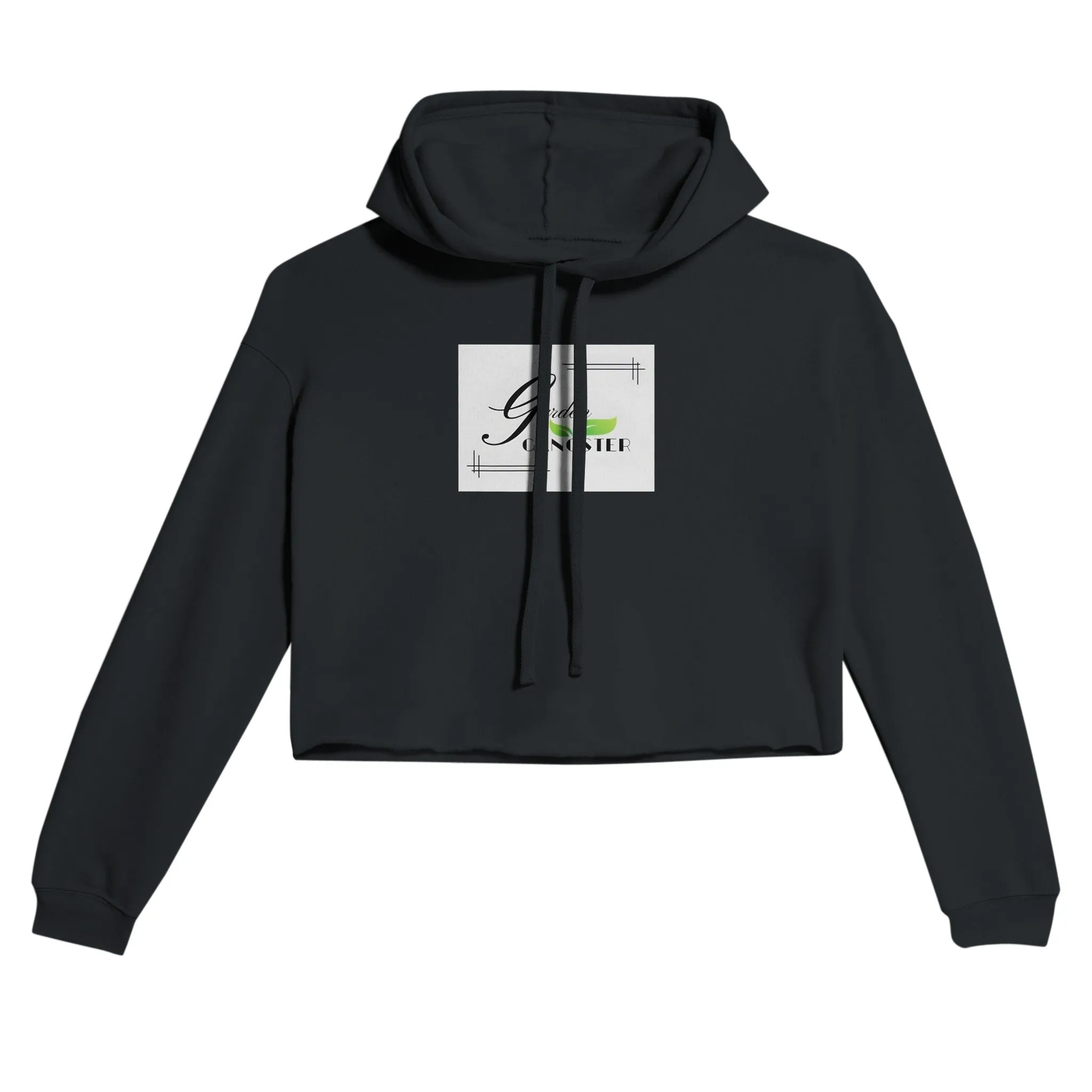 Women's Cropped Hoodie | Garden Gangster | Tiny Zen Gardens